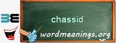 WordMeaning blackboard for chassid